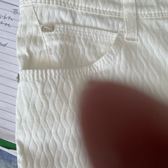 Brax women’s white pants with 5 pockets and geometric pattern size 31-32 . - Picture 10 of 10